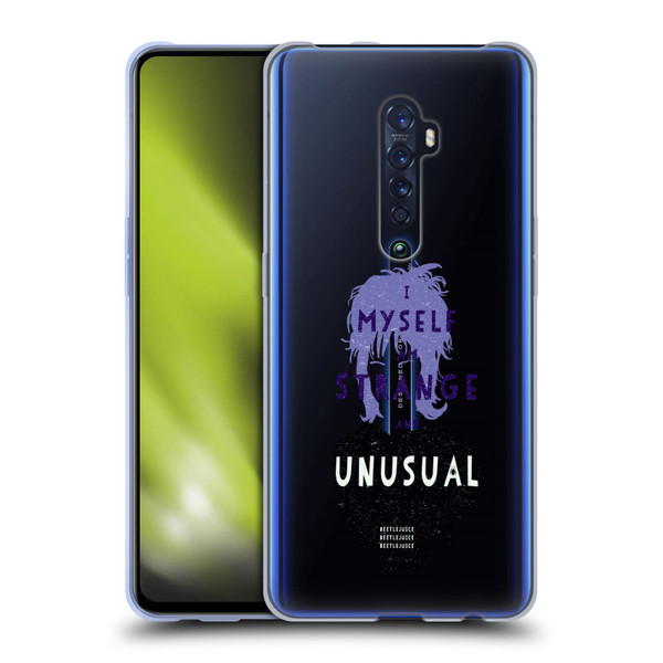 Beetlejuice Graphics Lydia Quote Soft Gel Case for OPPO Reno 2