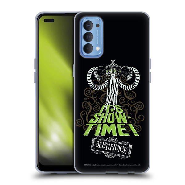Beetlejuice Graphics Show Time Soft Gel Case for OPPO Reno 4 5G