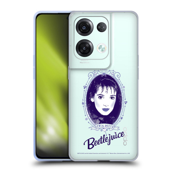Beetlejuice Graphics Lydia Deetz Soft Gel Case for OPPO Reno8 Pro