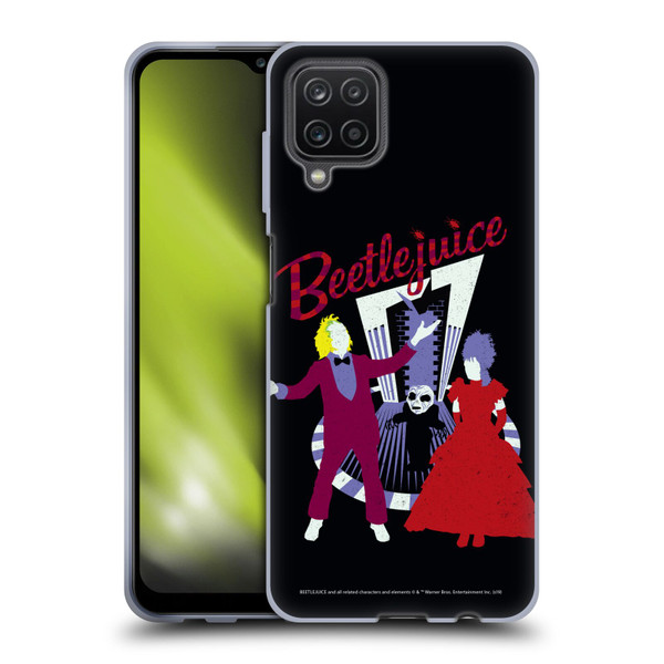 Beetlejuice Graphics Betelgeuse And Lydia Soft Gel Case for Samsung Galaxy A12 (2020)