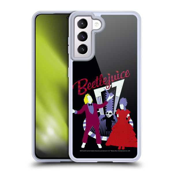 Beetlejuice Graphics Betelgeuse And Lydia Soft Gel Case for Samsung Galaxy S21 5G