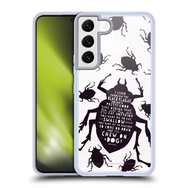 Beetlejuice Graphics Betelgeuse Quote Soft Gel Case for Samsung Galaxy S22 5G