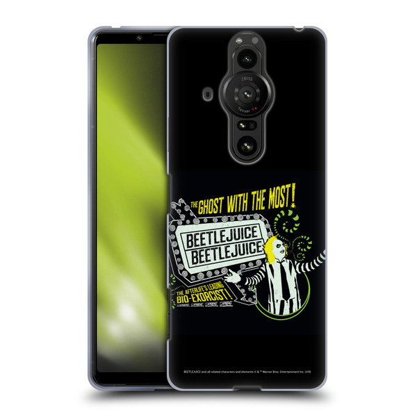 Beetlejuice Graphics Betelgeuse Soft Gel Case for Sony Xperia Pro-I