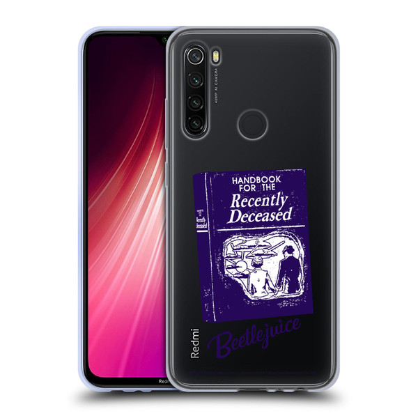 Beetlejuice Graphics Handbook Soft Gel Case for Xiaomi Redmi Note 8T