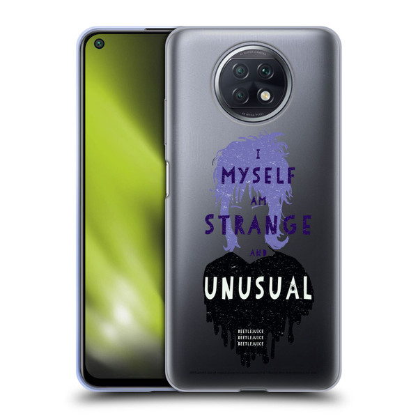 Beetlejuice Graphics Lydia Quote Soft Gel Case for Xiaomi Redmi Note 9T 5G