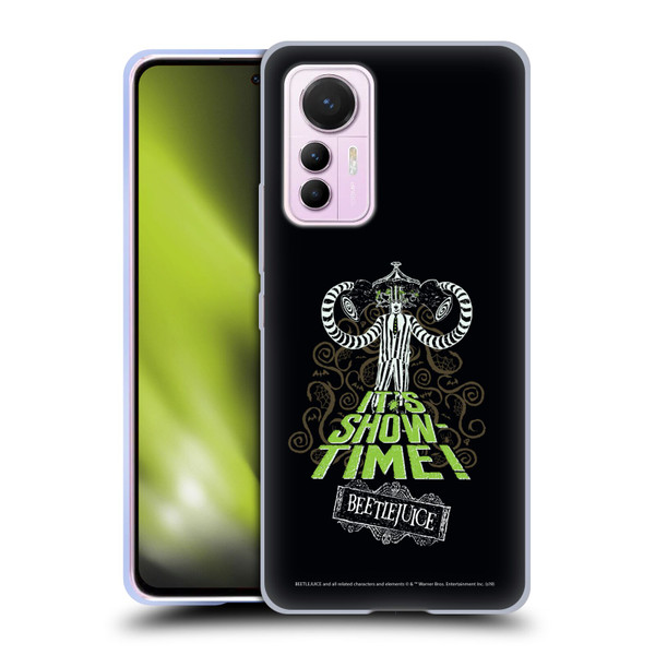 Beetlejuice Graphics Show Time Soft Gel Case for Xiaomi 12 Lite