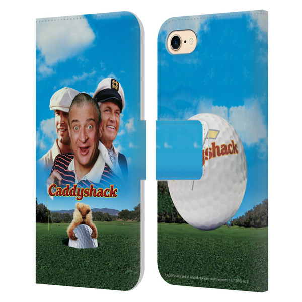 Caddyshack Graphics Poster Leather Book Wallet Case Cover For Apple iPhone 7 / 8 / SE 2020 & 2022