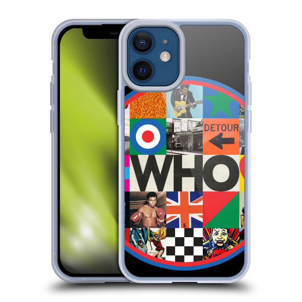 The Who 2019 Album Collage Circle Soft Gel Case for Apple iPhone 12 Mini