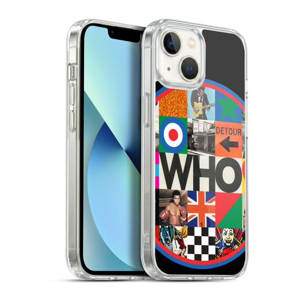 The Who 2019 Album Collage Circle Soft Gel Case for Apple iPhone 13