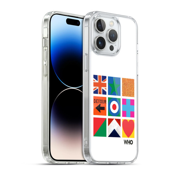 The Who 2019 Album Symbols Grid Soft Gel Case for Apple iPhone 14 Pro Max & MagSafe