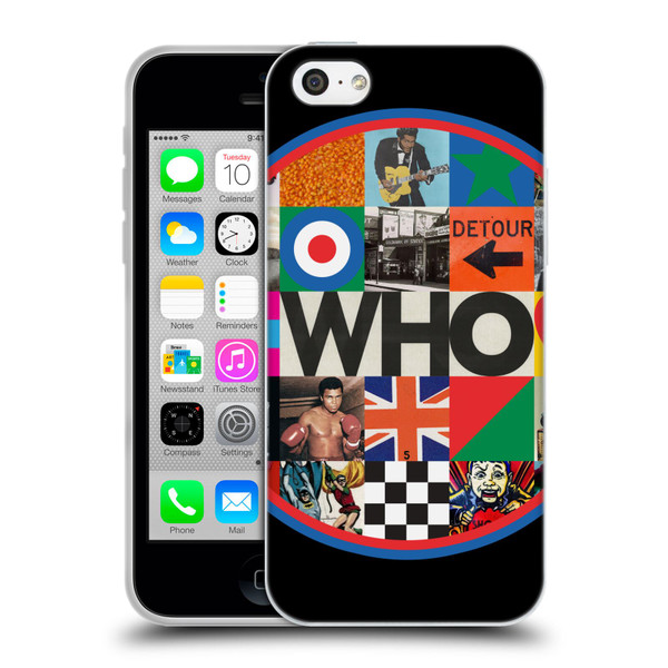 The Who 2019 Album Collage Circle Soft Gel Case for Apple iPhone 5c