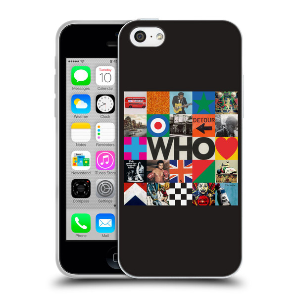 The Who 2019 Album Square Collage Soft Gel Case for Apple iPhone 5c