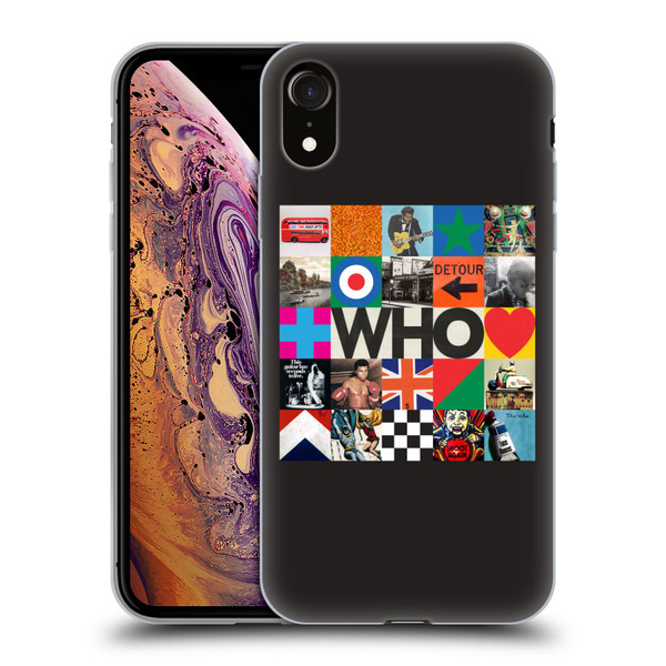 The Who 2019 Album Square Collage Soft Gel Case for Apple iPhone XR