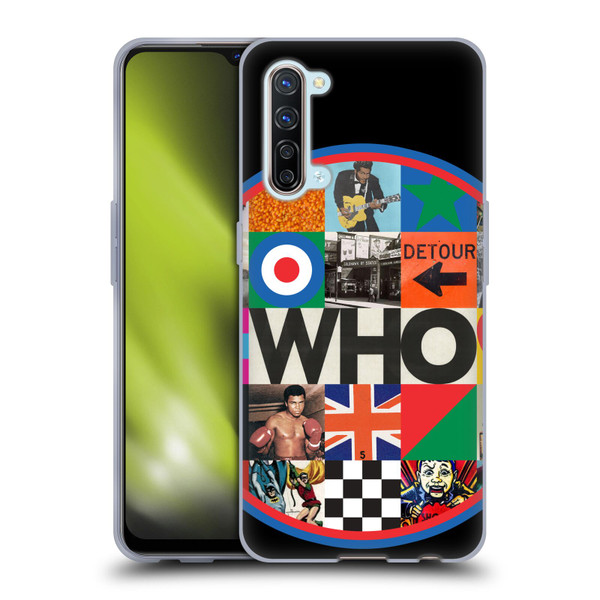 The Who 2019 Album Collage Circle Soft Gel Case for OPPO Find X2 Lite 5G