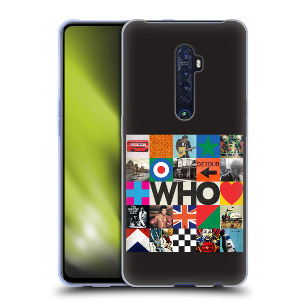The Who 2019 Album Square Collage Soft Gel Case for OPPO Reno 2