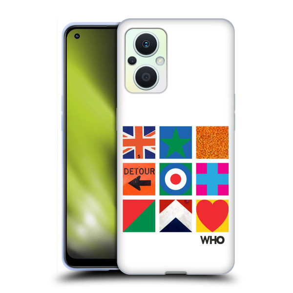 The Who 2019 Album Symbols Grid Soft Gel Case for OPPO Reno8 Lite