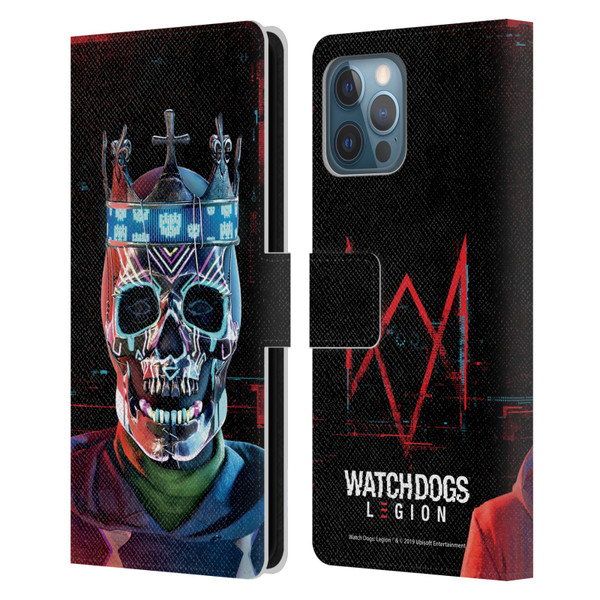 Watch Dogs Legion Key Art Ded Sec Leather Book Wallet Case Cover For Apple iPhone 12 Pro Max