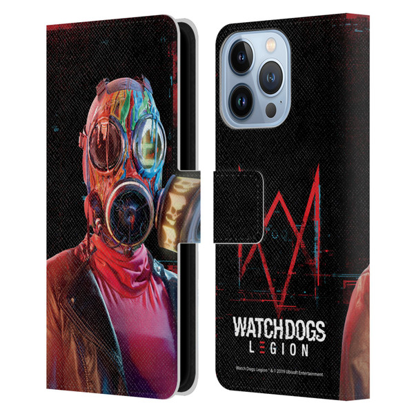 Watch Dogs Legion Key Art Alpha2zero Leather Book Wallet Case Cover For Apple iPhone 13 Pro
