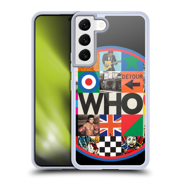 The Who 2019 Album Collage Circle Soft Gel Case for Samsung Galaxy S22 5G