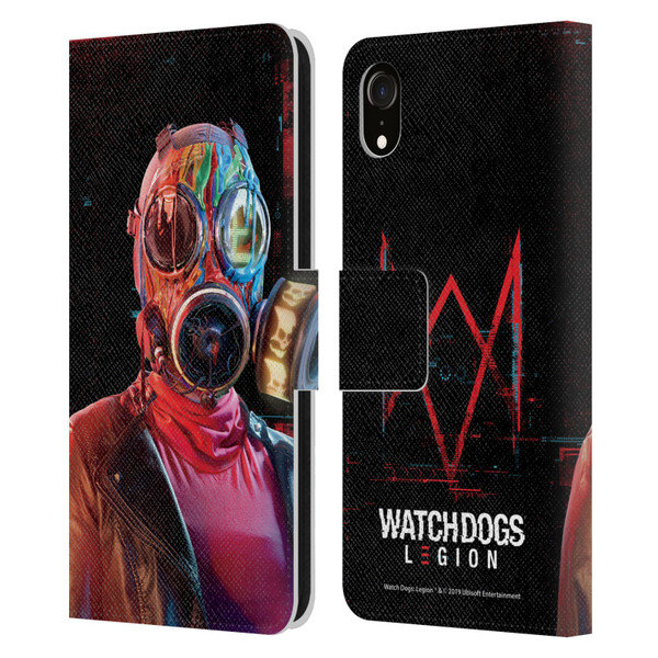 Watch Dogs Legion Key Art Alpha2zero Leather Book Wallet Case Cover For Apple iPhone XR