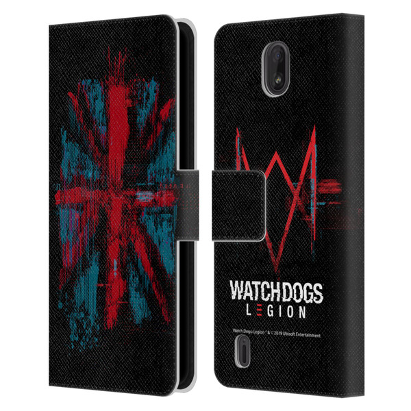 Watch Dogs Legion Key Art Flag Glitch Leather Book Wallet Case Cover For Nokia C01 Plus/C1 2nd Edition