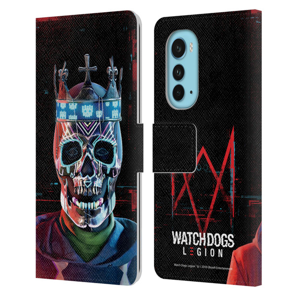 Watch Dogs Legion Key Art Ded Sec Leather Book Wallet Case Cover For Motorola Edge (2022)