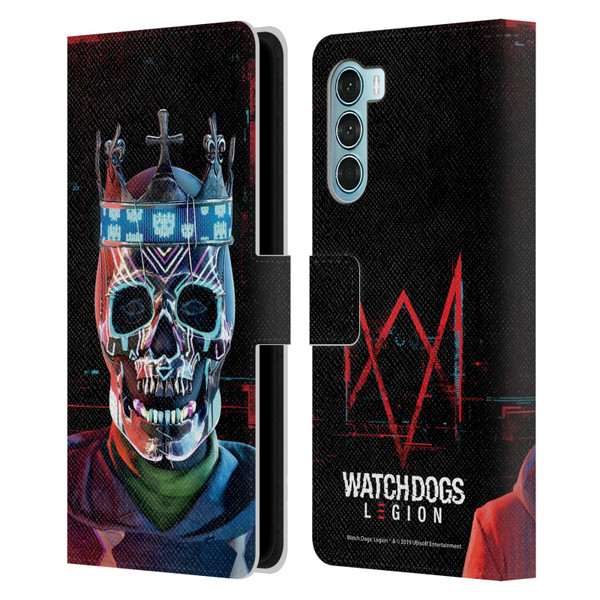 Watch Dogs Legion Key Art Ded Sec Leather Book Wallet Case Cover For Motorola Edge S30 / Moto G200 5G