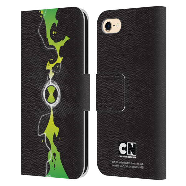 Ben 10: Omniverse Graphics Omnitrix Leather Book Wallet Case Cover For Apple iPhone 7 / 8 / SE 2020 & 2022