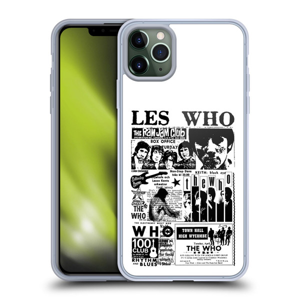 The Who Band Art Les Who Soft Gel Case for Apple iPhone 11 Pro Max