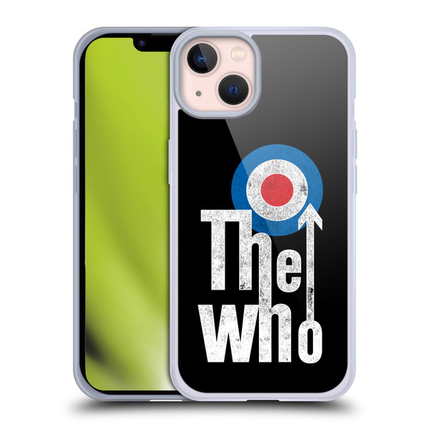 The Who Band Art Classic Target Logo Soft Gel Case for Apple iPhone 13
