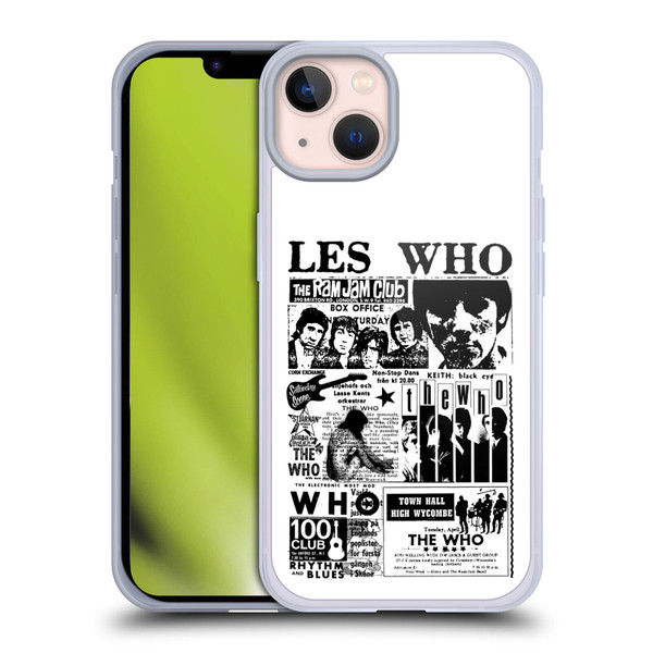 The Who Band Art Les Who Soft Gel Case for Apple iPhone 13