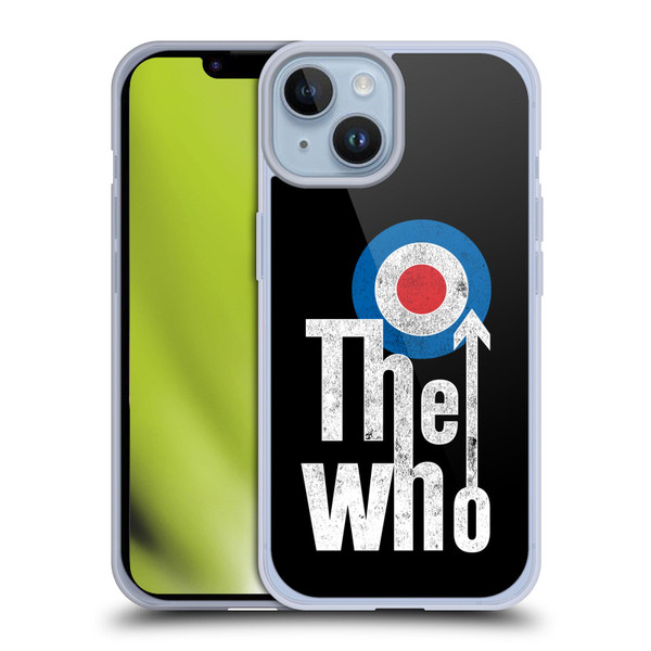 The Who Band Art Classic Target Logo Soft Gel Case for Apple iPhone 14