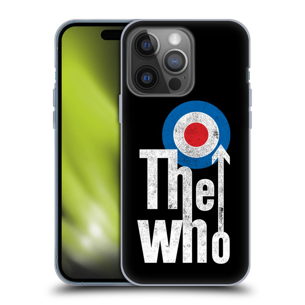 The Who Band Art Classic Target Logo Soft Gel Case for Apple iPhone 14 Pro