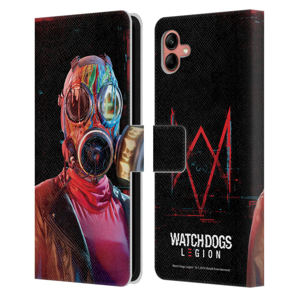 Watch Dogs Legion Key Art Alpha2zero Leather Book Wallet Case Cover For Samsung Galaxy A04 (2022)