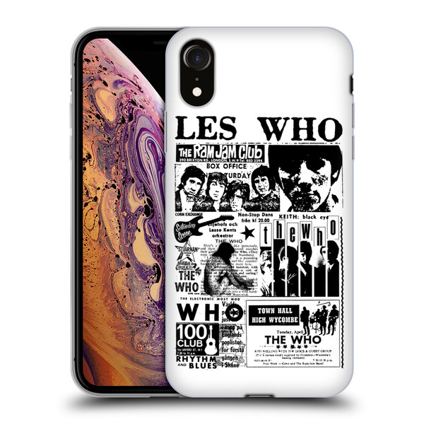 The Who Band Art Les Who Soft Gel Case for Apple iPhone XR