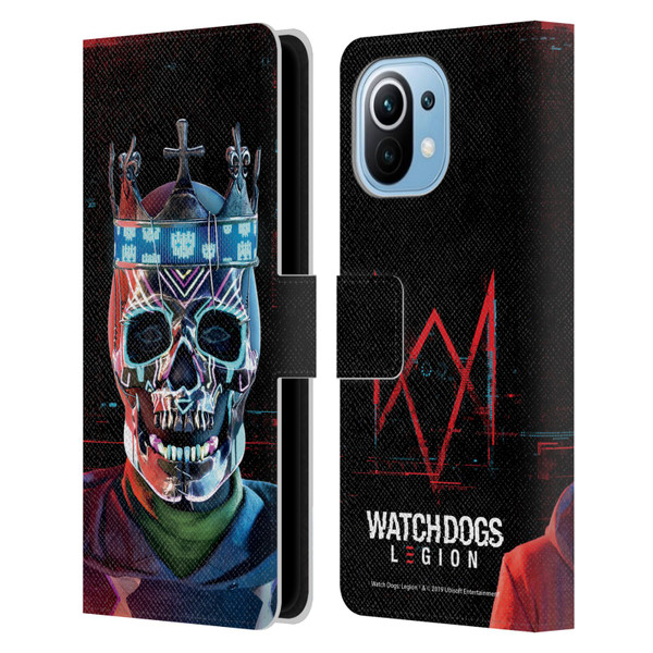 Watch Dogs Legion Key Art Ded Sec Leather Book Wallet Case Cover For Xiaomi Mi 11