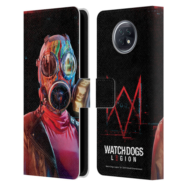 Watch Dogs Legion Key Art Lancaster Leather Book Wallet Case Cover For Xiaomi Redmi Note 9T 5G