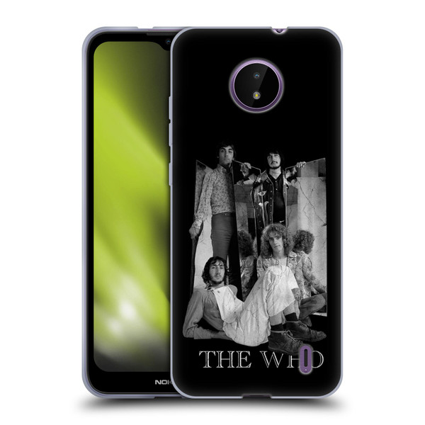 The Who Band Art Mirror Mono Distress Soft Gel Case for Nokia C10 / C20