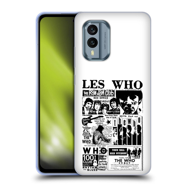 The Who Band Art Les Who Soft Gel Case for Nokia X30