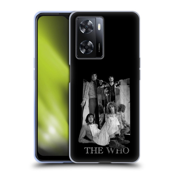 The Who Band Art Mirror Mono Distress Soft Gel Case for OPPO A57s
