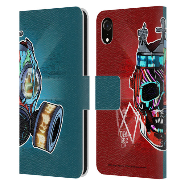 Watch Dogs Legion Street Art Flag Leather Book Wallet Case Cover For Apple iPhone XR