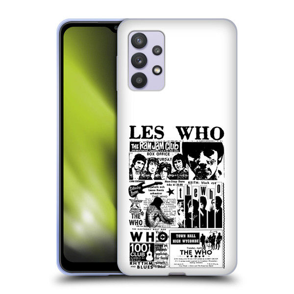 The Who Band Art Les Who Soft Gel Case for Samsung Galaxy A32 5G / M32 5G (2021)