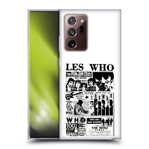 The Who Band Art Les Who Soft Gel Case for Samsung Galaxy Note20 Ultra / 5G