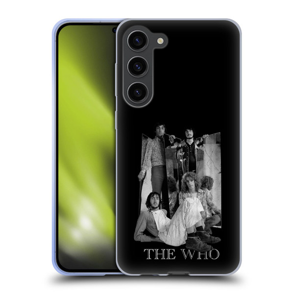 The Who Band Art Mirror Mono Distress Soft Gel Case for Samsung Galaxy S23+ 5G