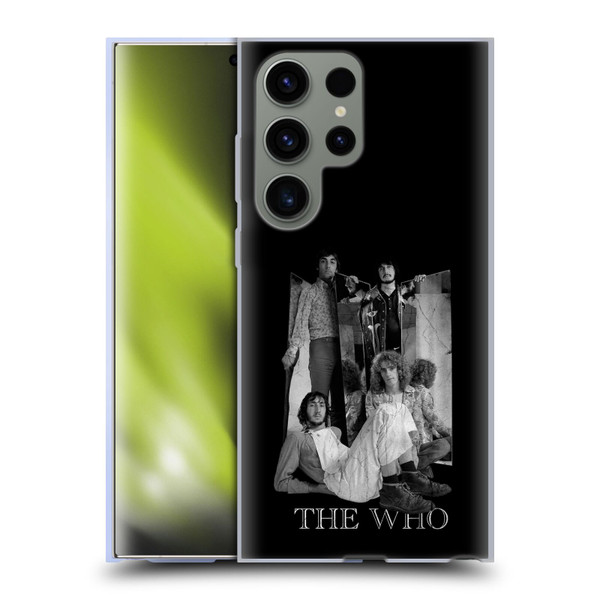 The Who Band Art Mirror Mono Distress Soft Gel Case for Samsung Galaxy S23 Ultra 5G