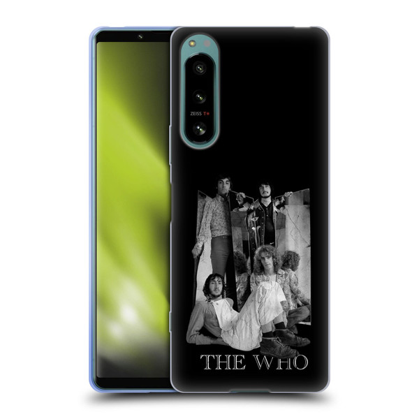 The Who Band Art Mirror Mono Distress Soft Gel Case for Sony Xperia 5 IV