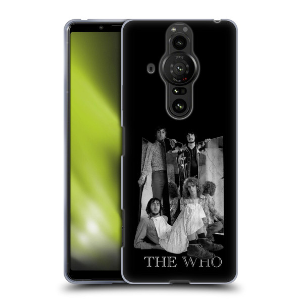 The Who Band Art Mirror Mono Distress Soft Gel Case for Sony Xperia Pro-I