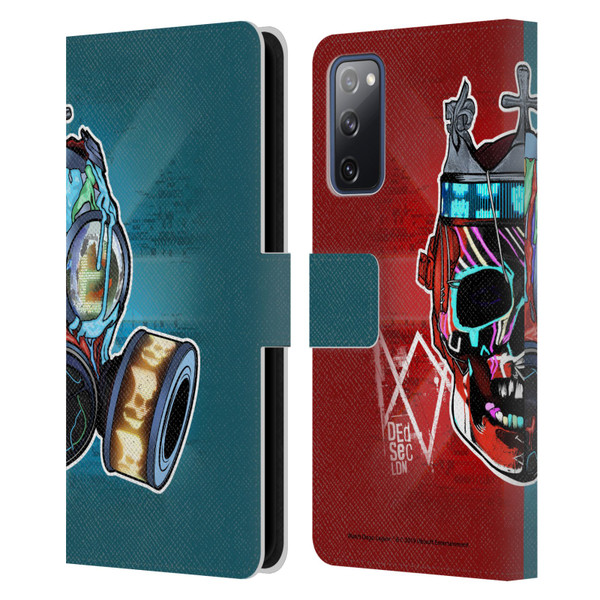 Watch Dogs Legion Street Art Flag Leather Book Wallet Case Cover For Samsung Galaxy S20 FE / 5G