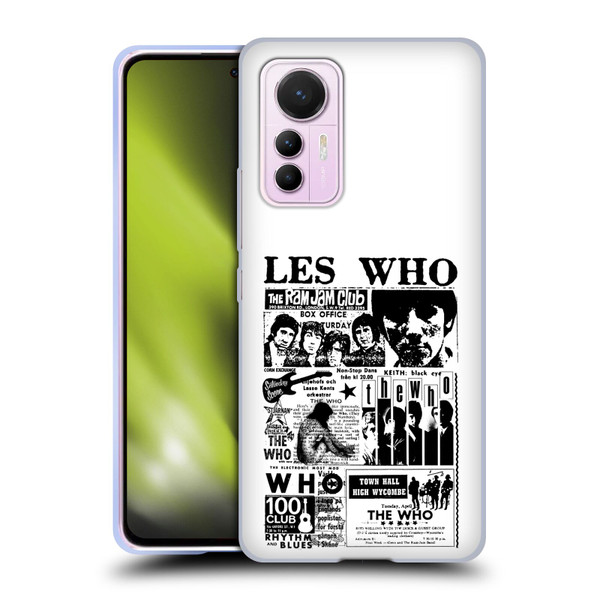 The Who Band Art Les Who Soft Gel Case for Xiaomi 12 Lite