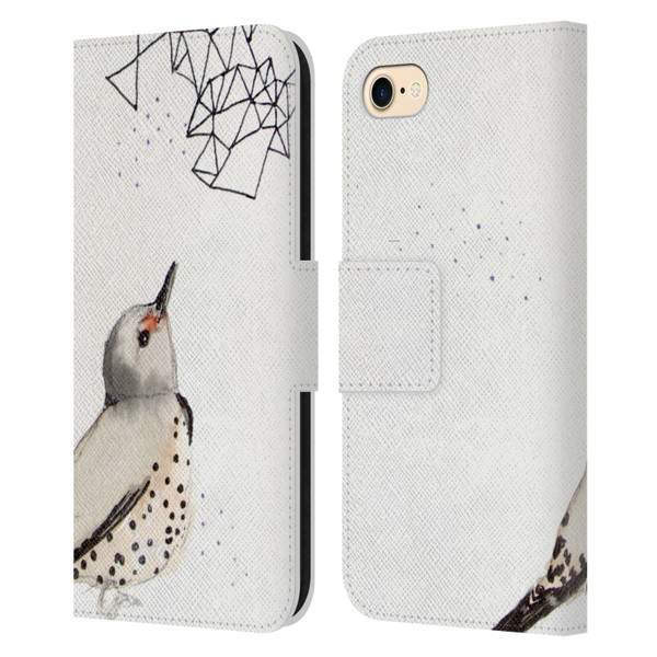 Mai Autumn Birds Northern Flicker Leather Book Wallet Case Cover For Apple iPhone 7 / 8 / SE 2020 & 2022